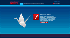 Desktop Screenshot of 1000cranesofhope.com